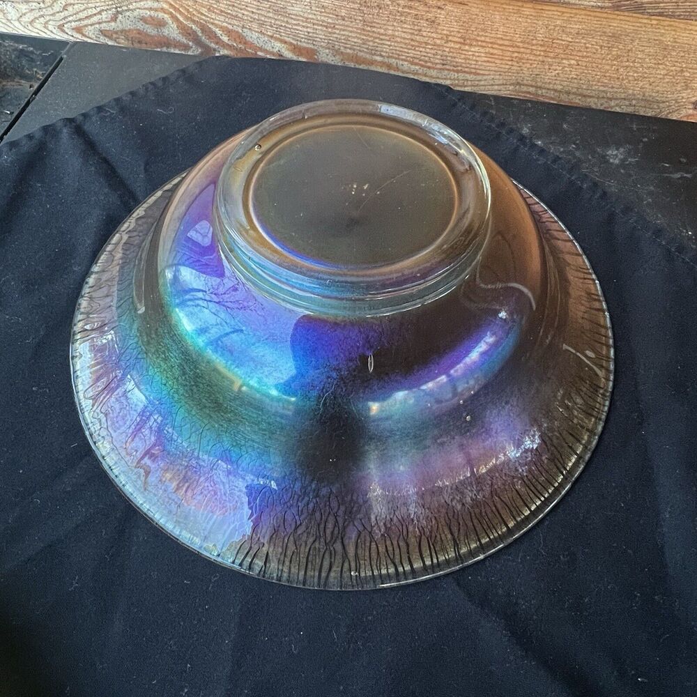 Iridescent Glass Art Bowl - Picture 5 of 9